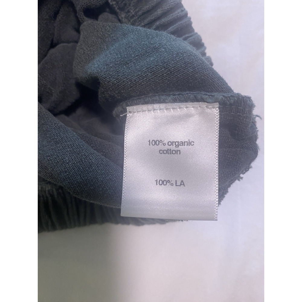 People of Leisure Organic 100% Cotton Cropped Tank Gray Scoop Neck Size Small - Picture 4 of 4